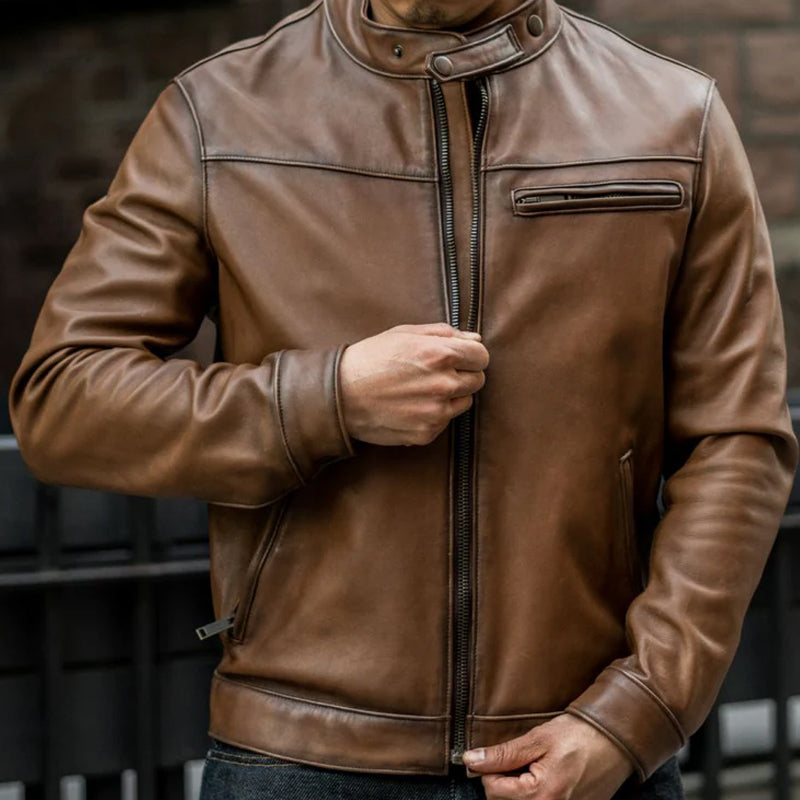 Pelle Scamosciata Jacket Burnt Copper