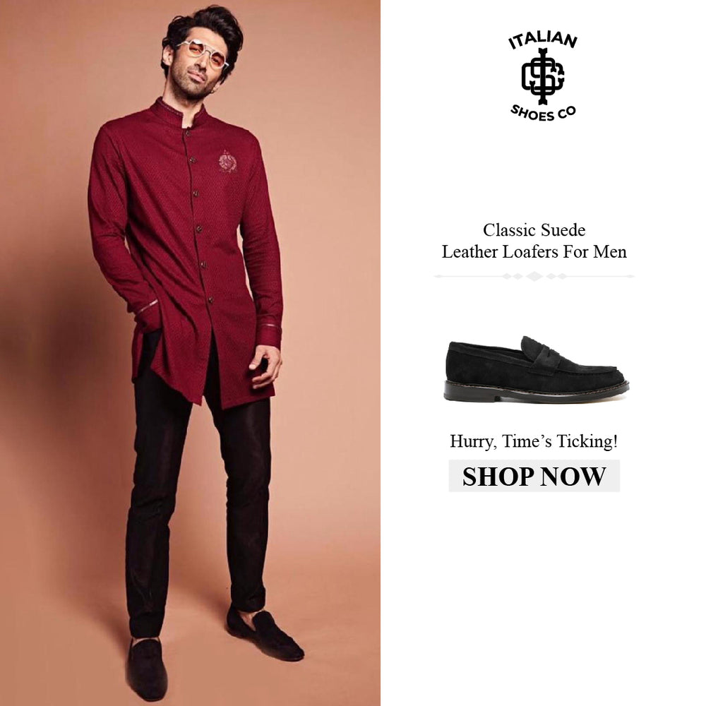 Classic Suede Leather Loafer For Men