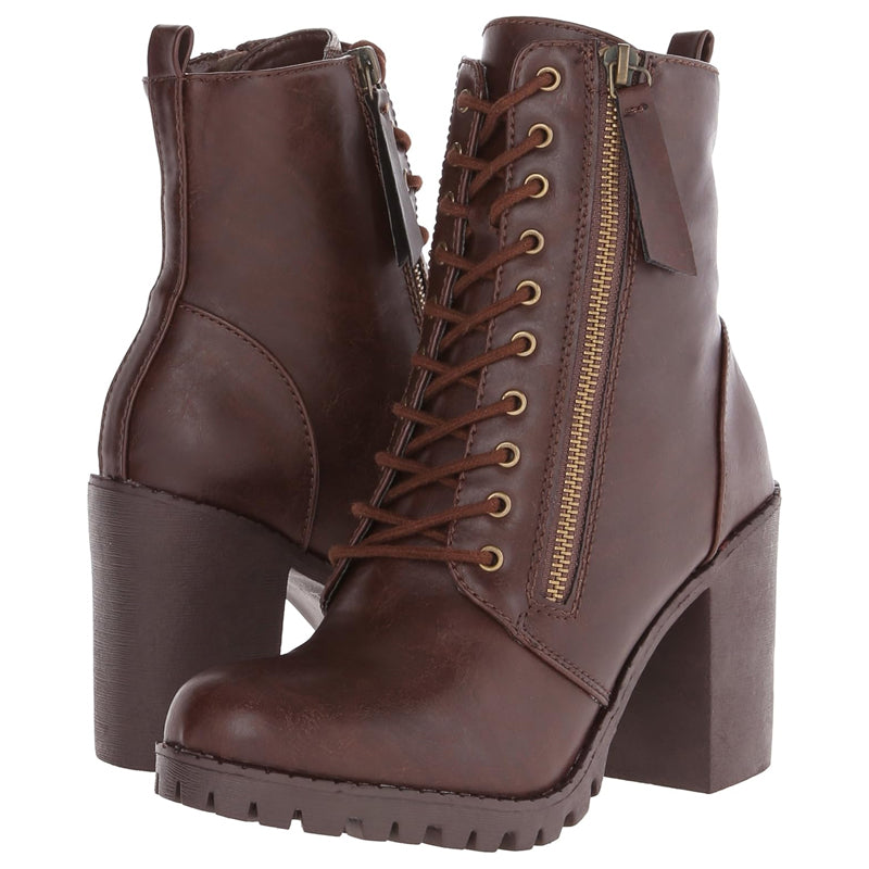 Urban Lace-Up Ankle Boots