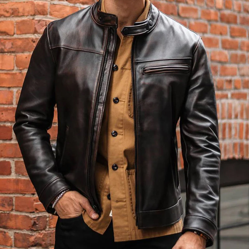 Pelle Scamosciata Jacket Burnt Copper