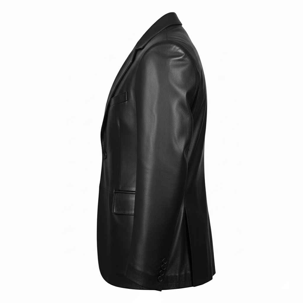 Astaire Leather Blazer