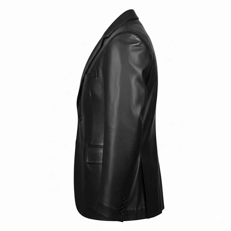 Astaire Leather Blazer
