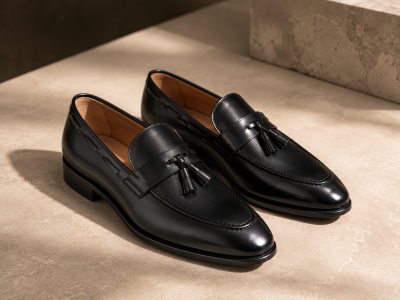 Italian Shoes Company leather loafers