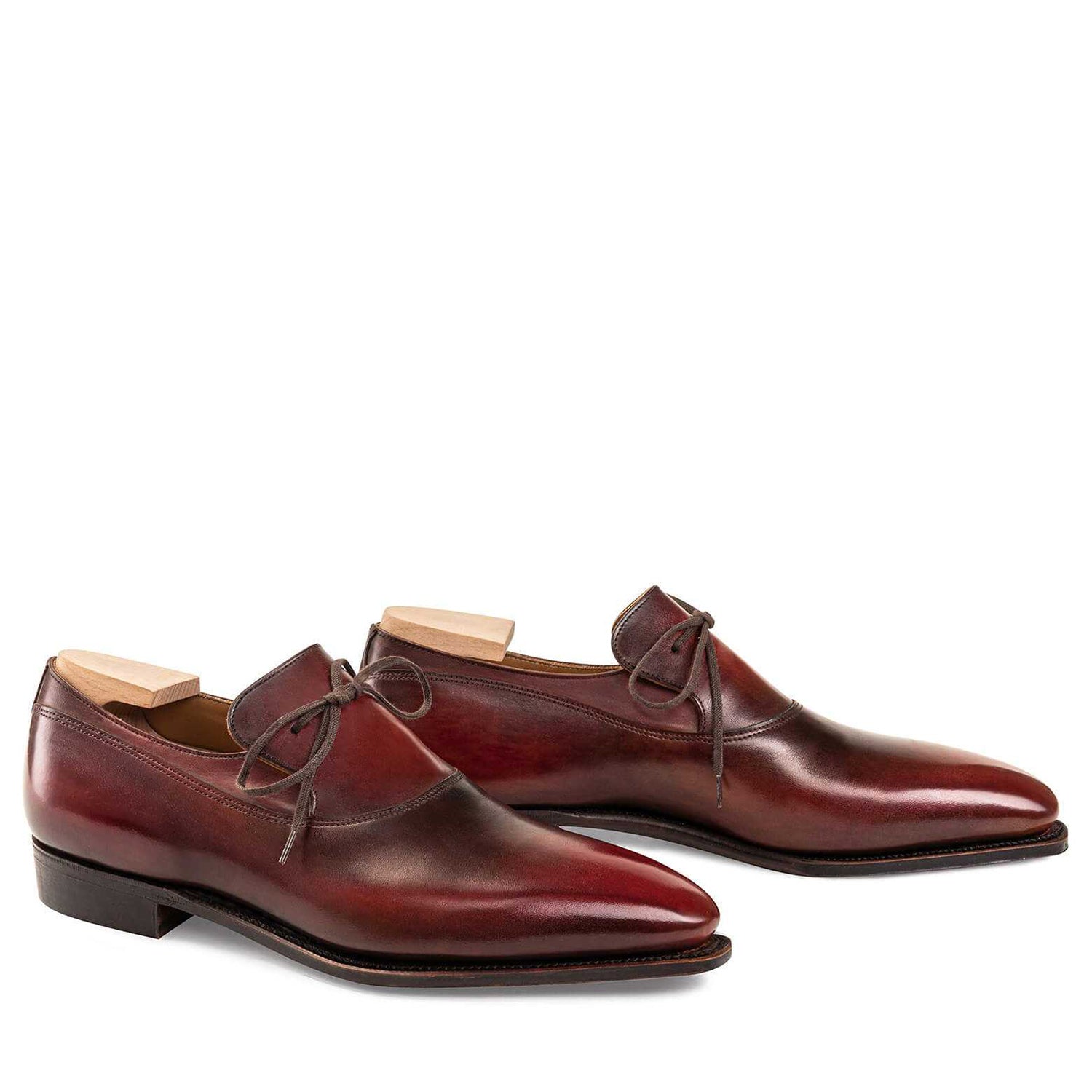 LIE DE VIN MALHER CALF LEATHER