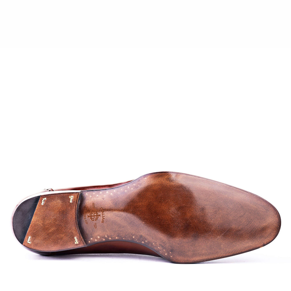 Handmade Plain Shiny Leather Formal Oxford Shoe