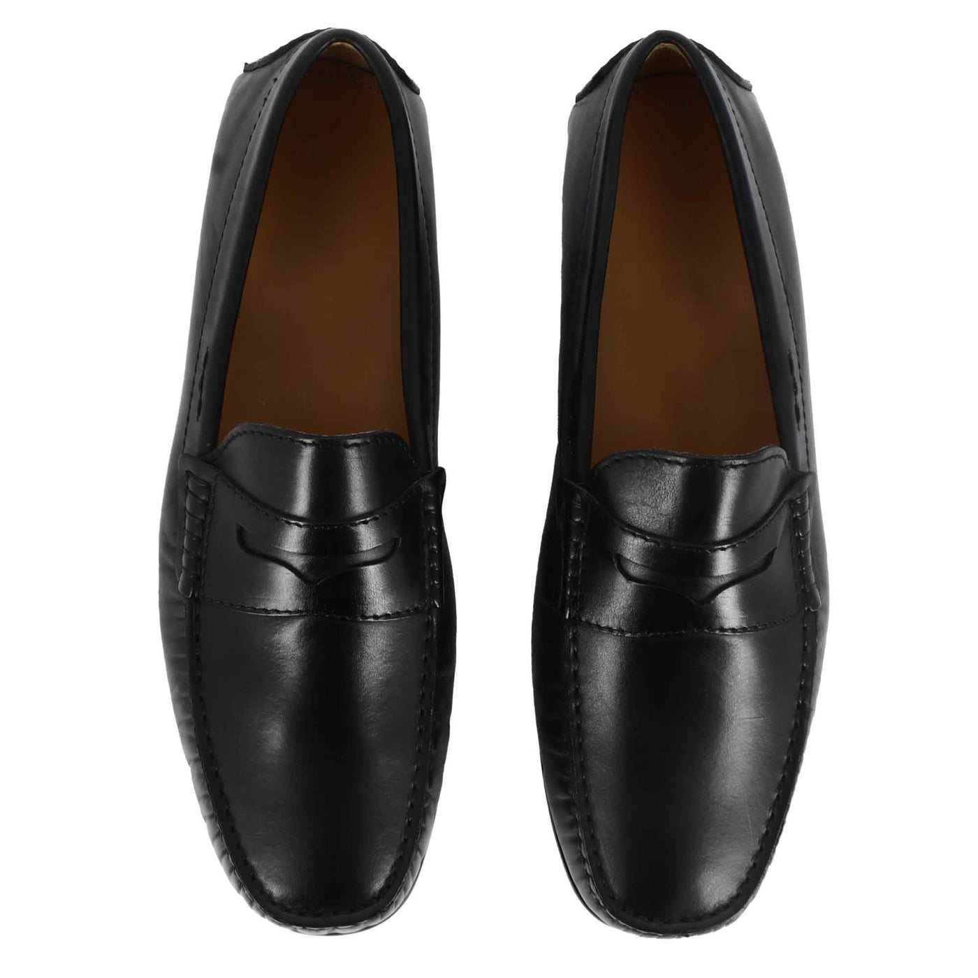Black Leather Moccasin