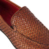 Light Brown Woven Leather Loafers – Italian Shoes Company