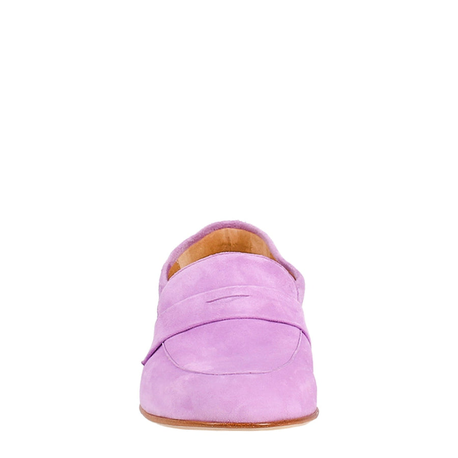 Lilac Suede Woman's Moccasin
