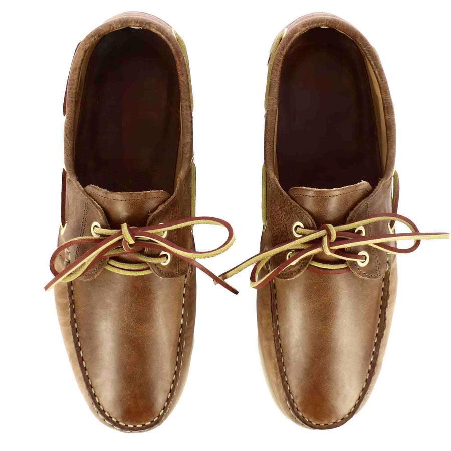 Mariner Crest Classic Leather Boat Shoes