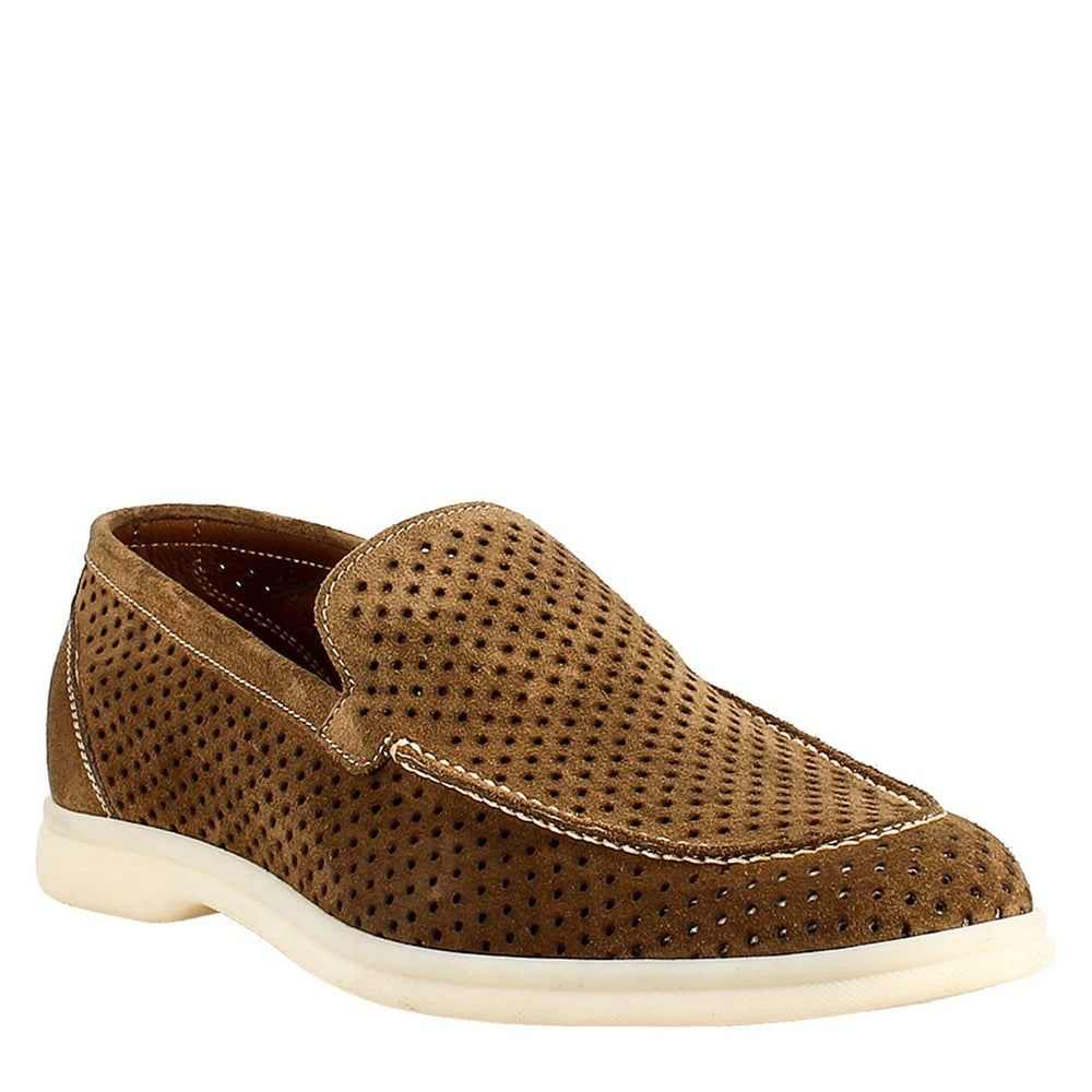 Unlined Loafers in Suede