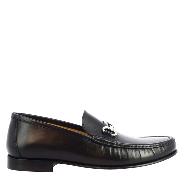 Handmade men's moccasins in calf LEATHER