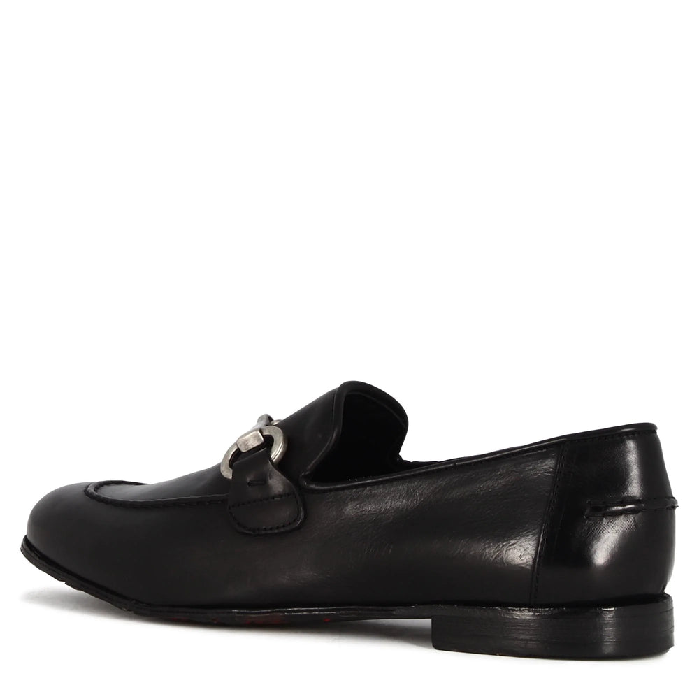 Men's leather moccasin