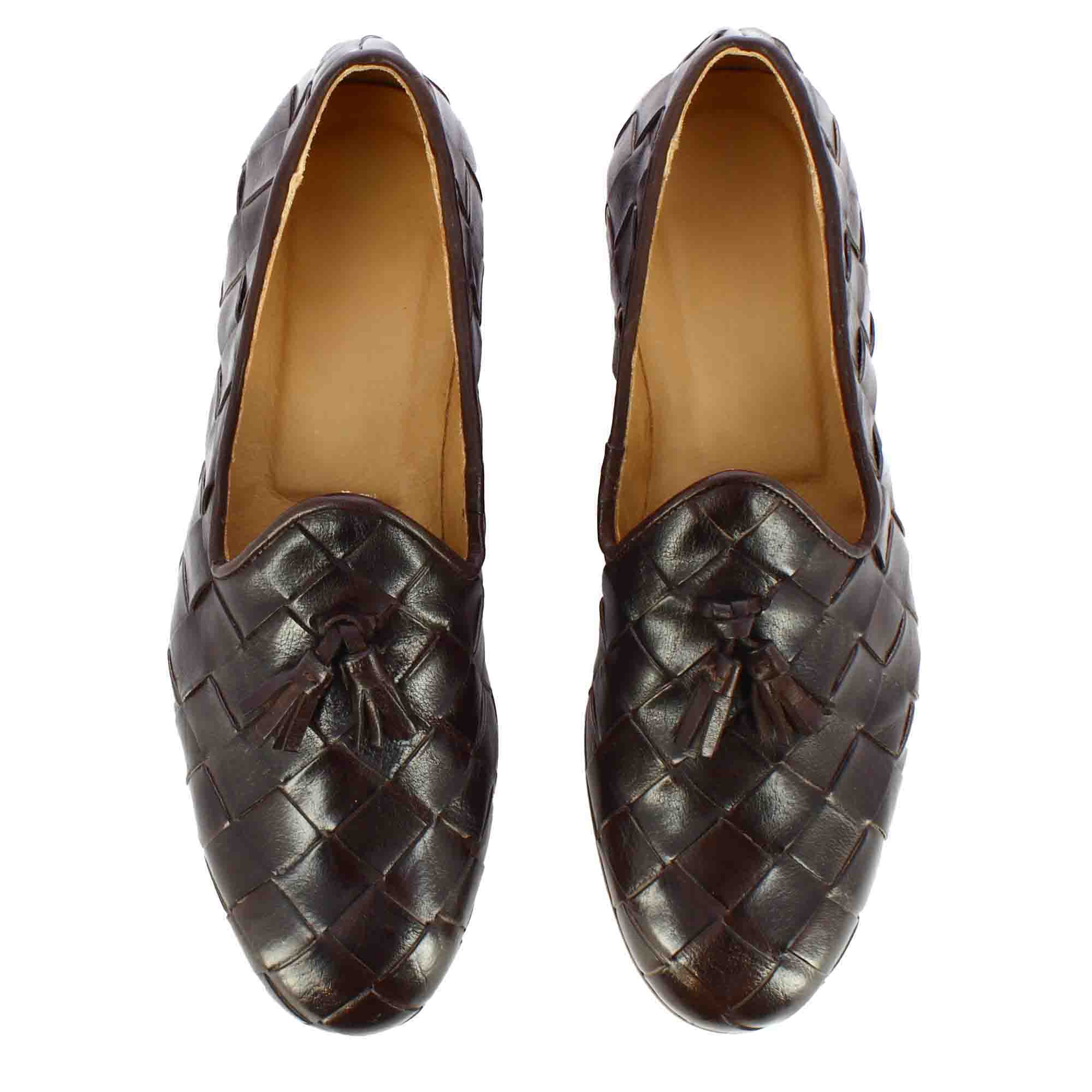 Woven moccasins outlet