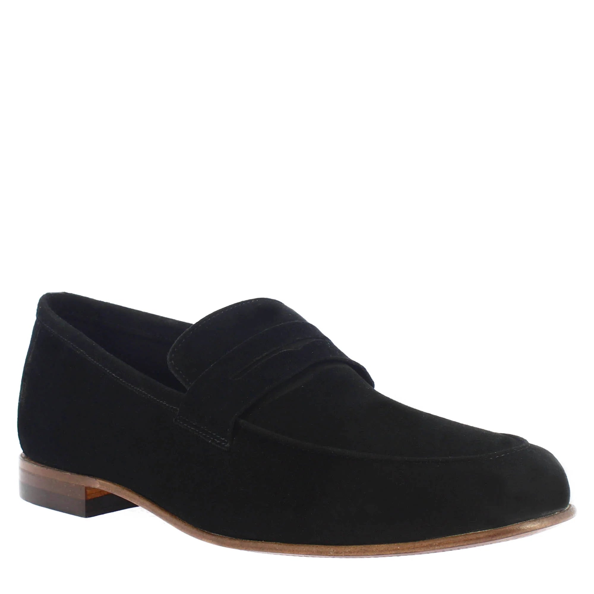 Black Suede Pocket Style Loafer