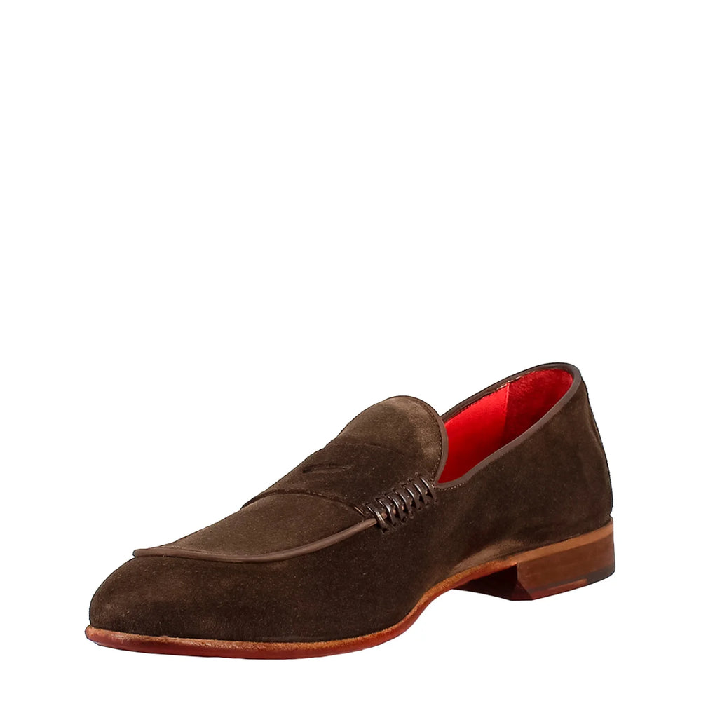 Moccasin in Suede Leather