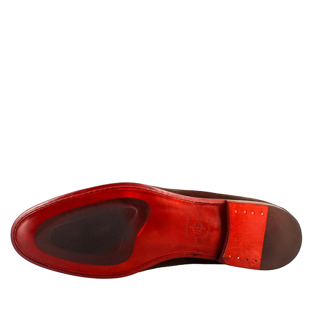 Moccasin in Suede Leather