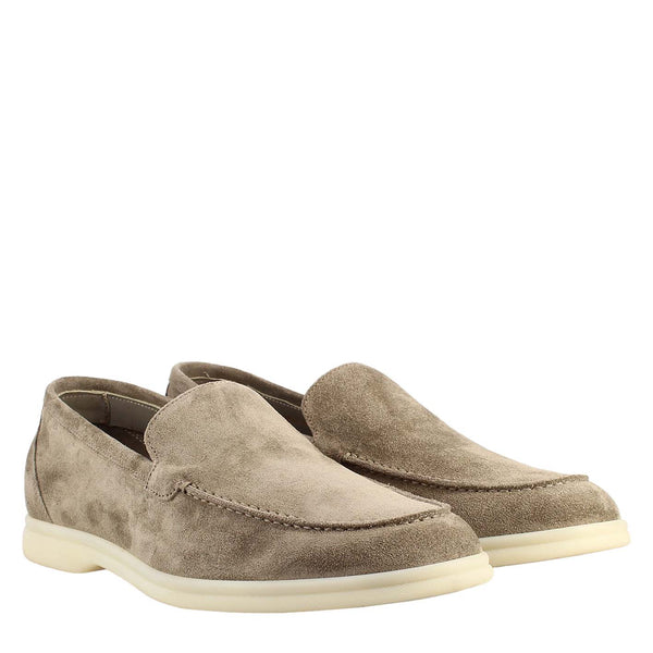 Suede Unlined Loafers