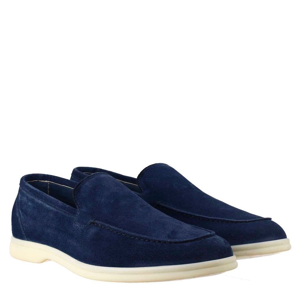 Moccasin in Suede Leather