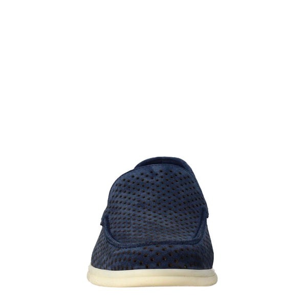Unlined loafer in suede