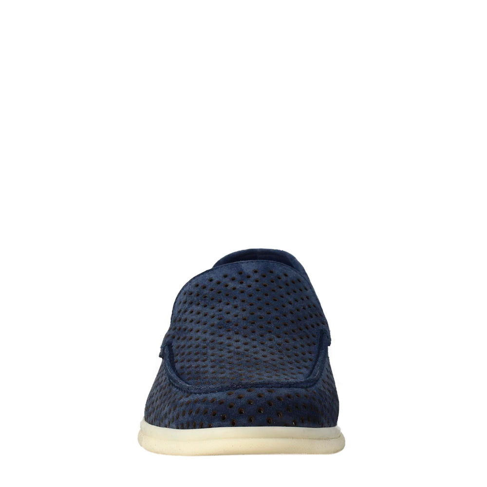 Unlined loafer in suede
