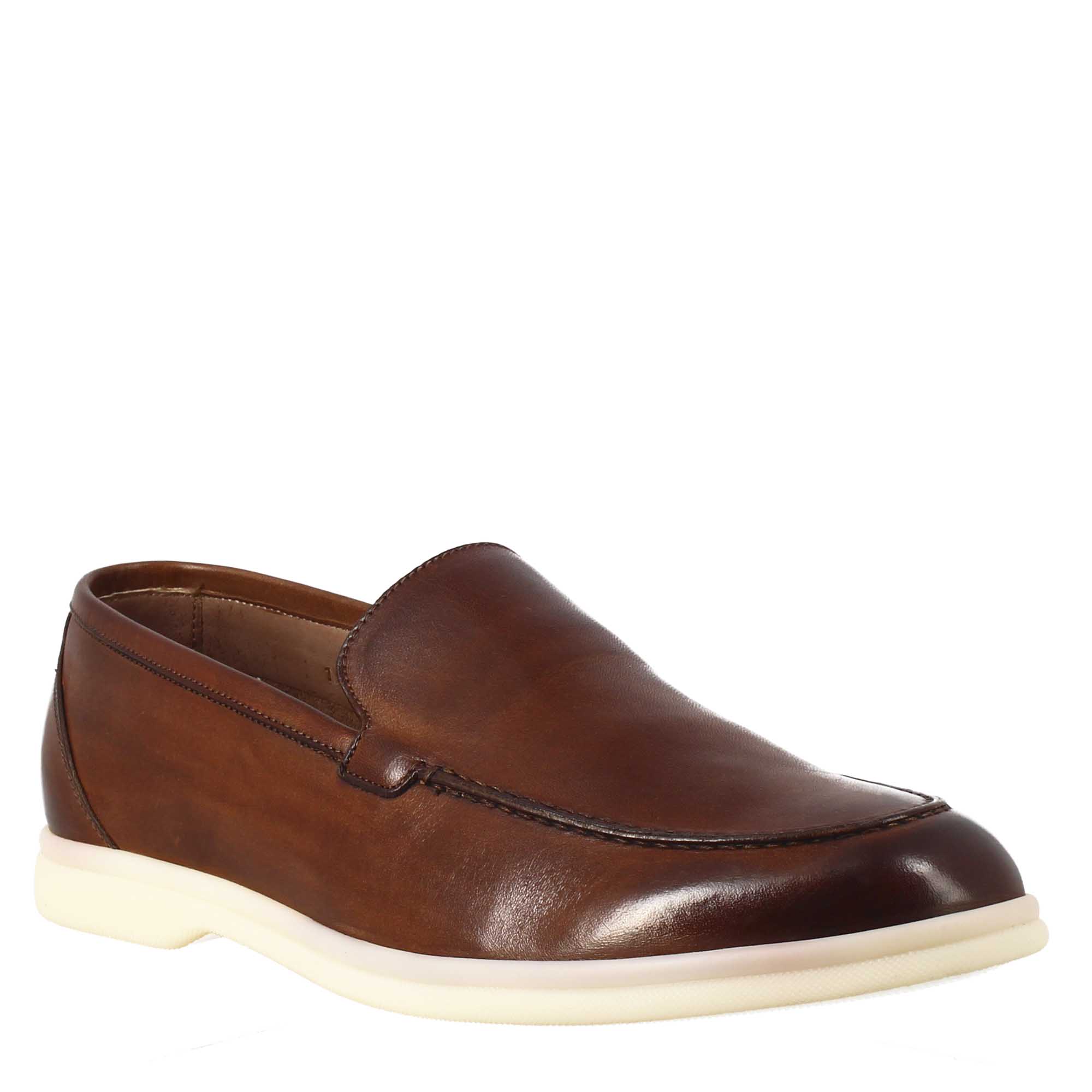 Brown Unlined Moccasin