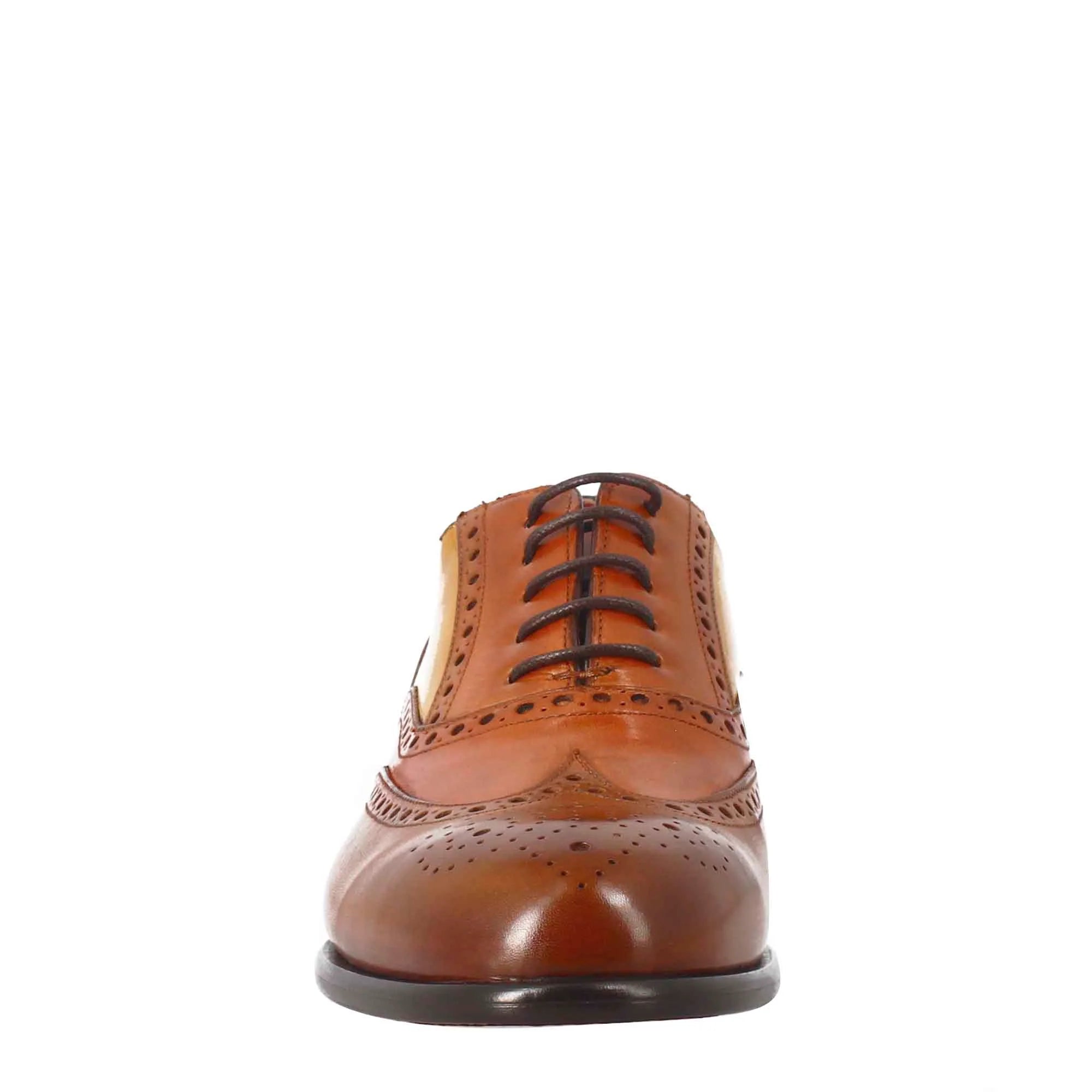 Brown and Yellow Oxford Brogue