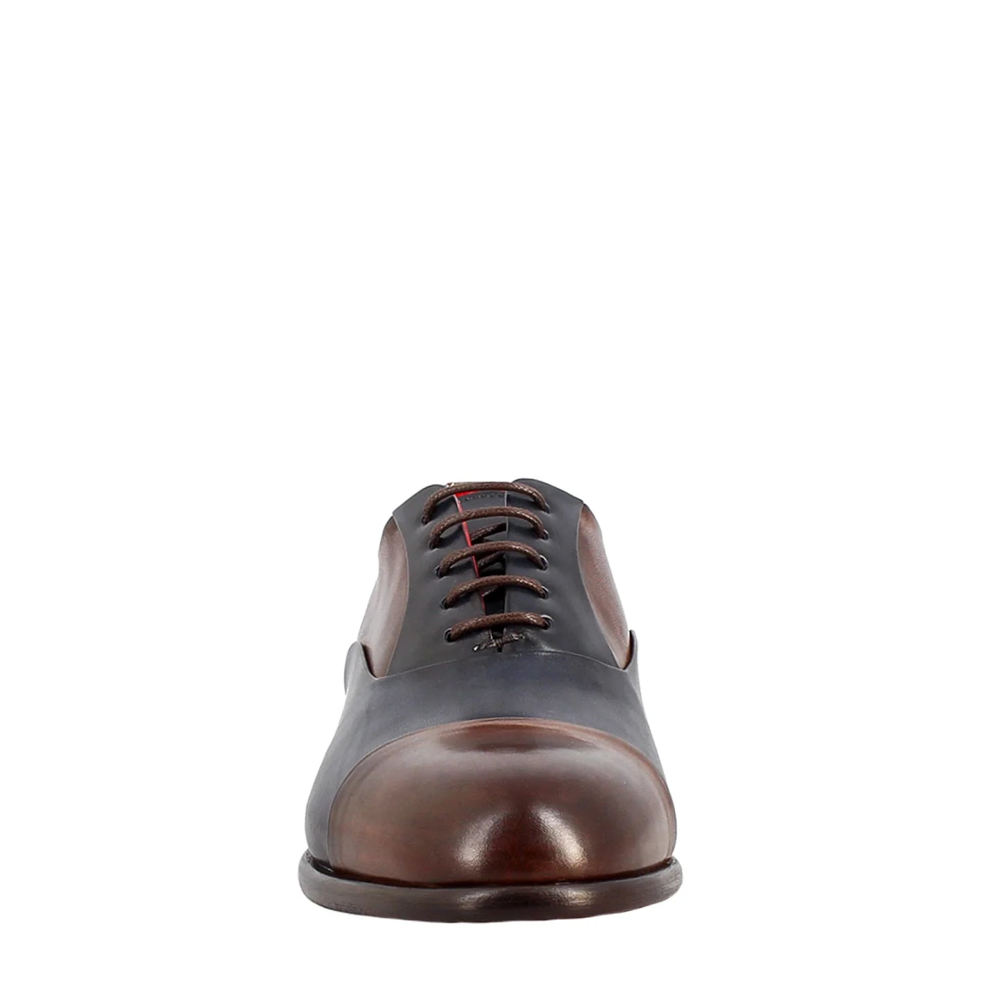 Men Solid Leather Oxford Shoes