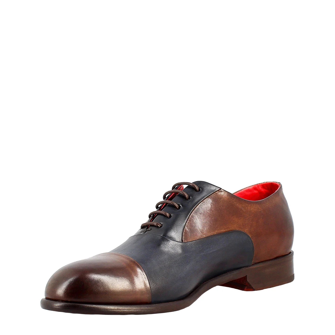 Men Solid Leather Oxford Shoes