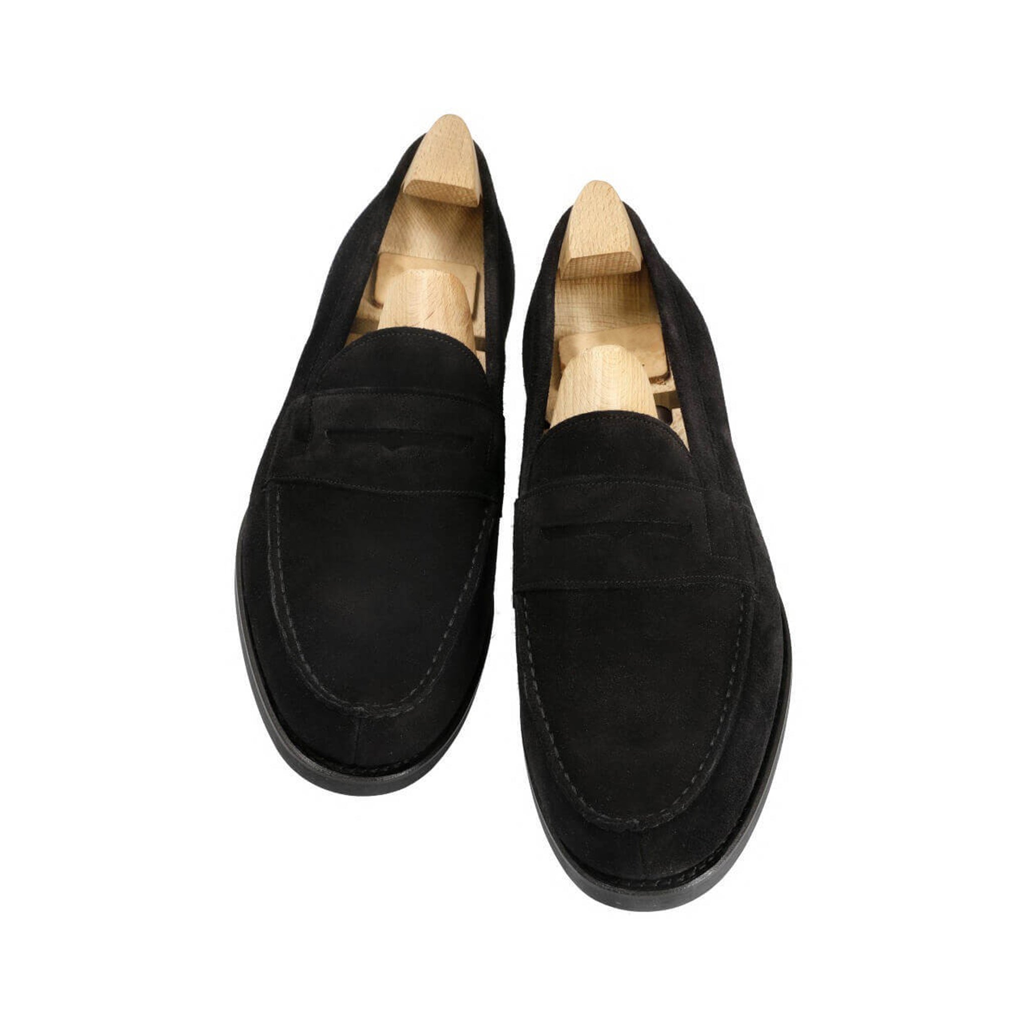 Marco Coal Leather Penny Loafer