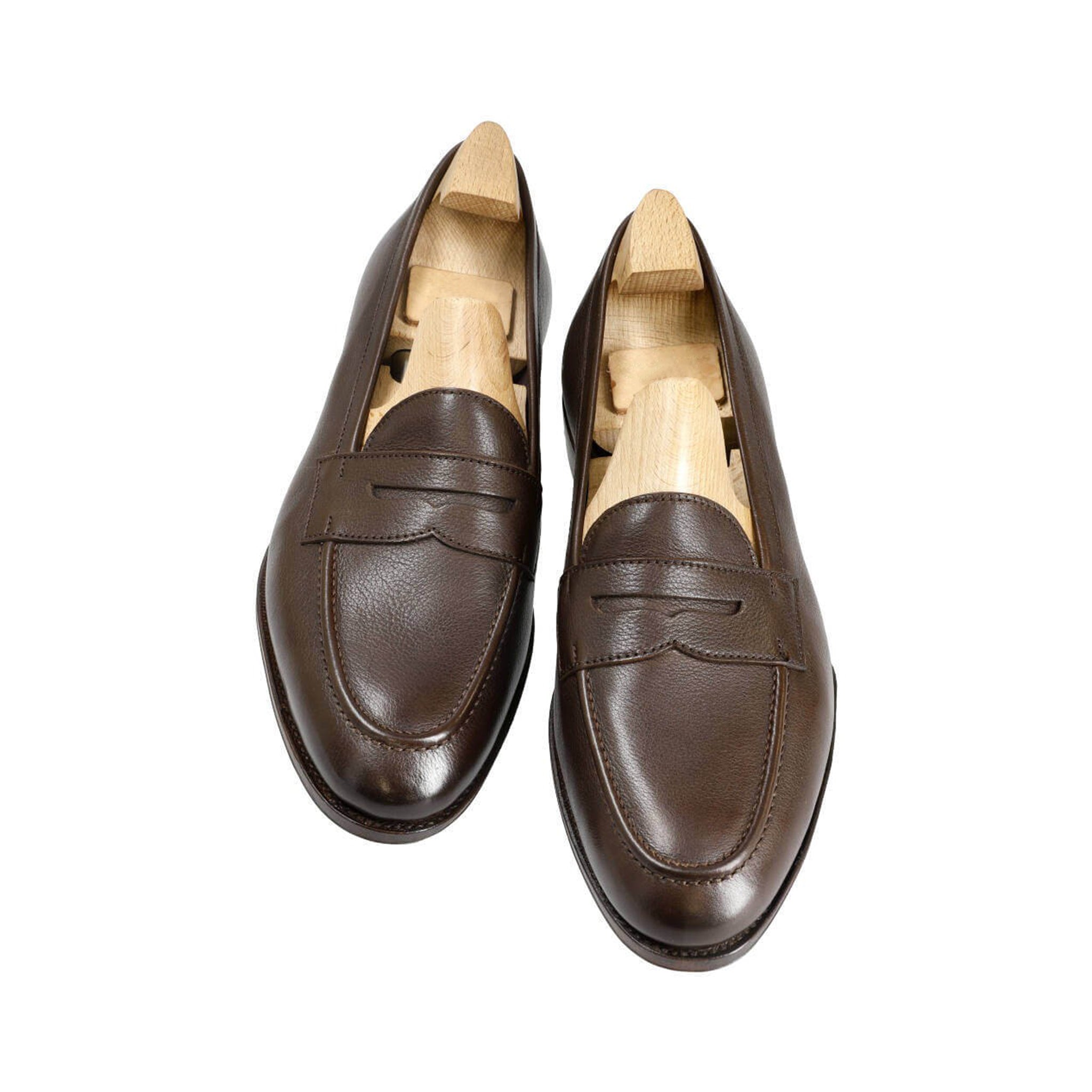 Rusticalf Cocoa Penny Loafers