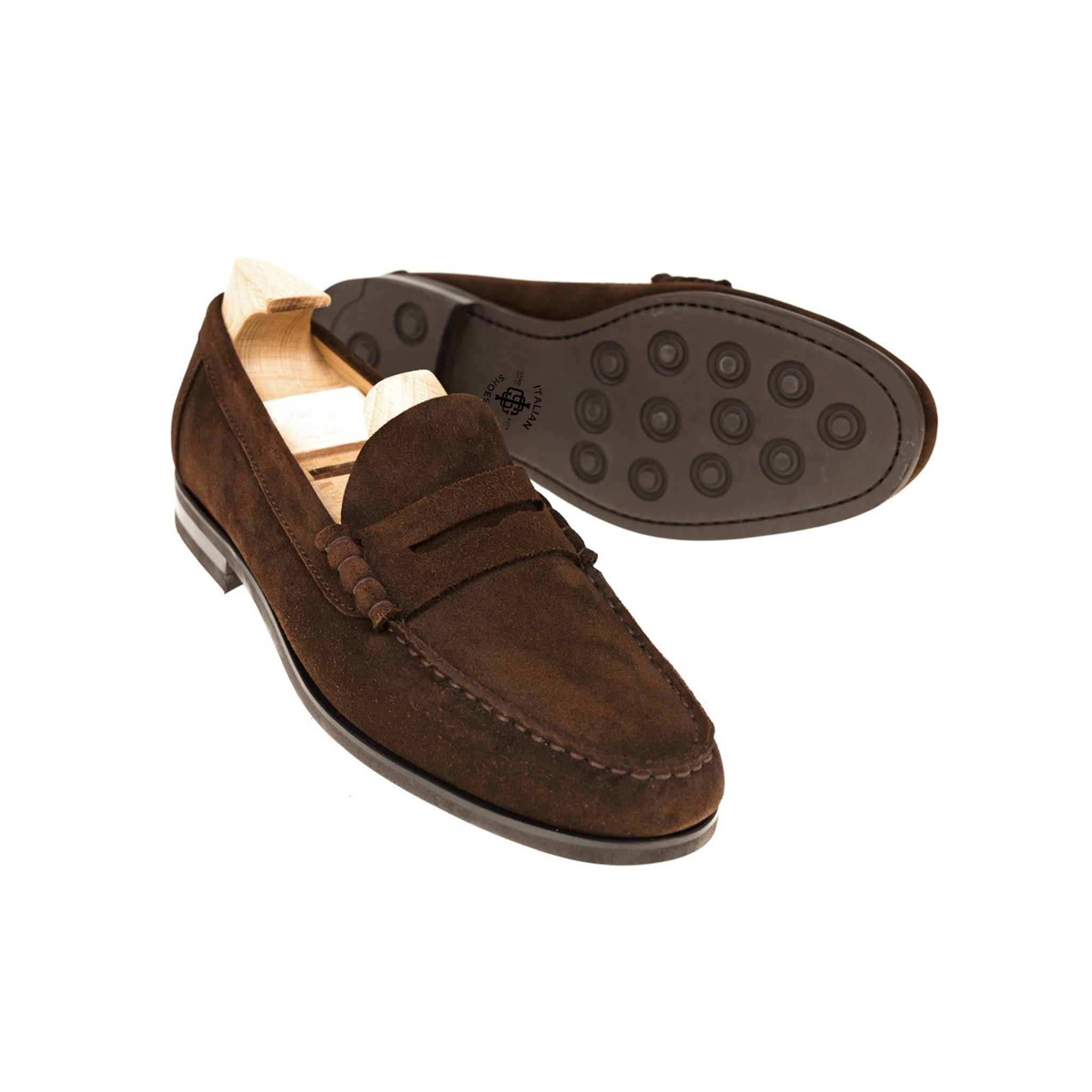 Classic Design Suede Penny Loafer