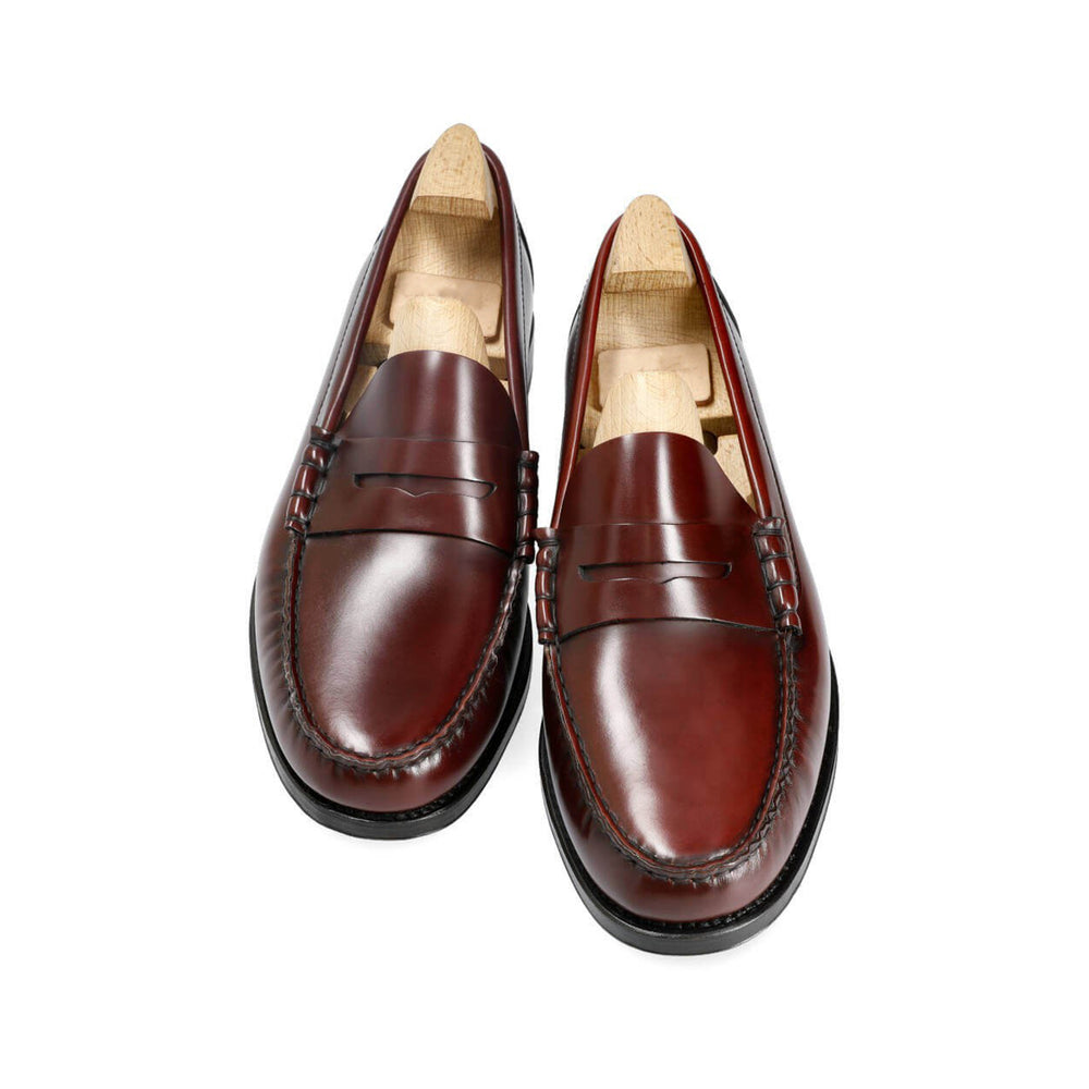Burgundy Leather Penny Loafer