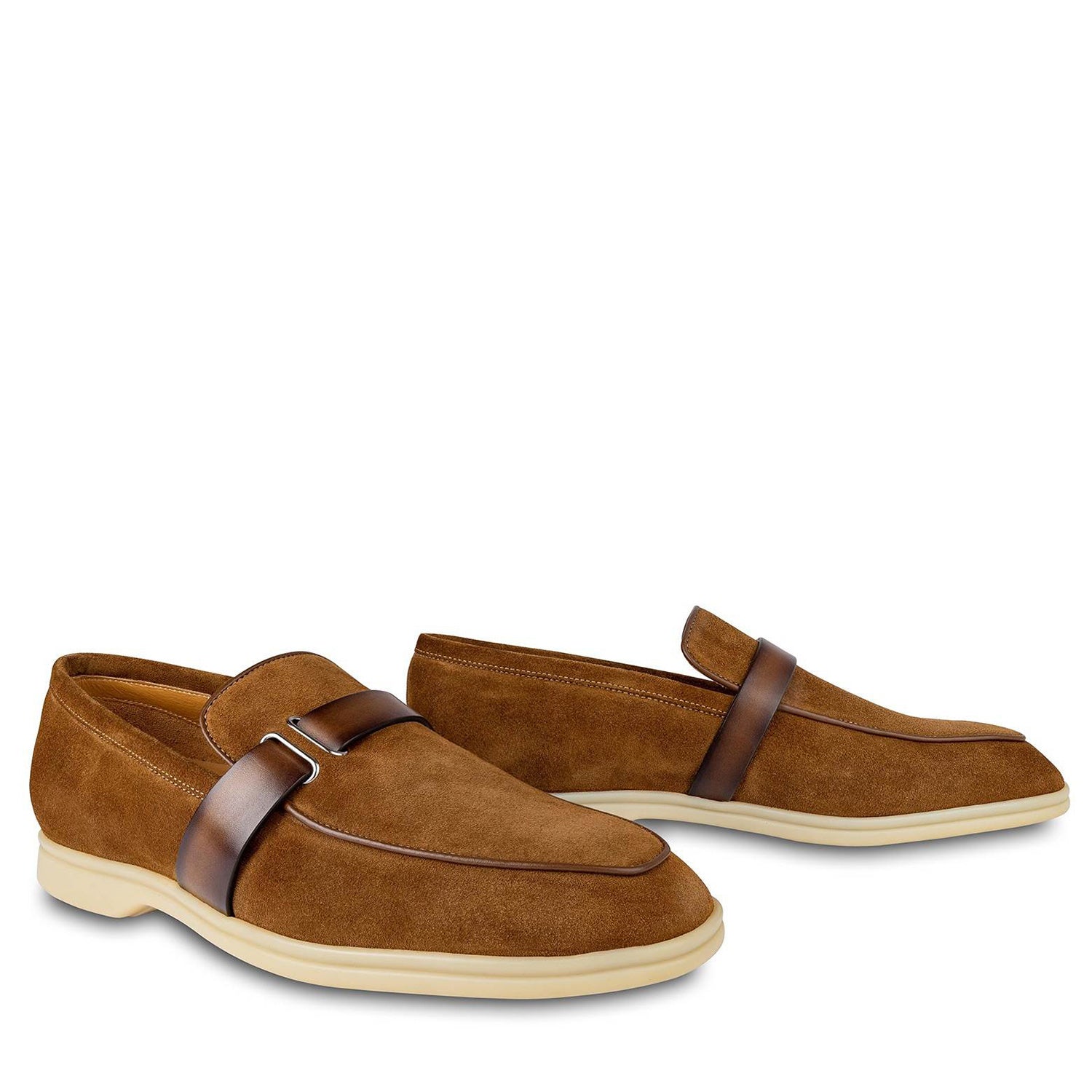 PORTOFINO Suede Calf Leather Brown