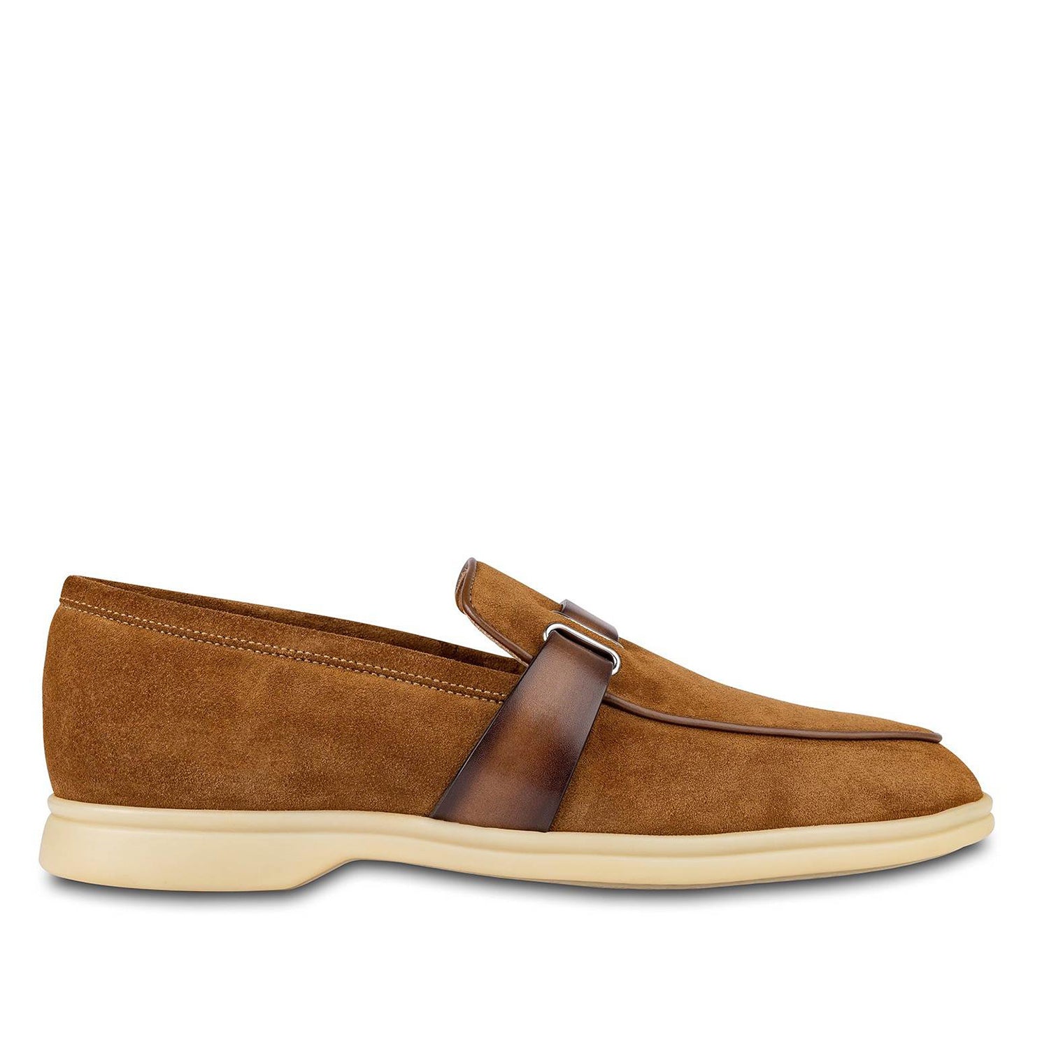 PORTOFINO Suede Calf Leather Brown