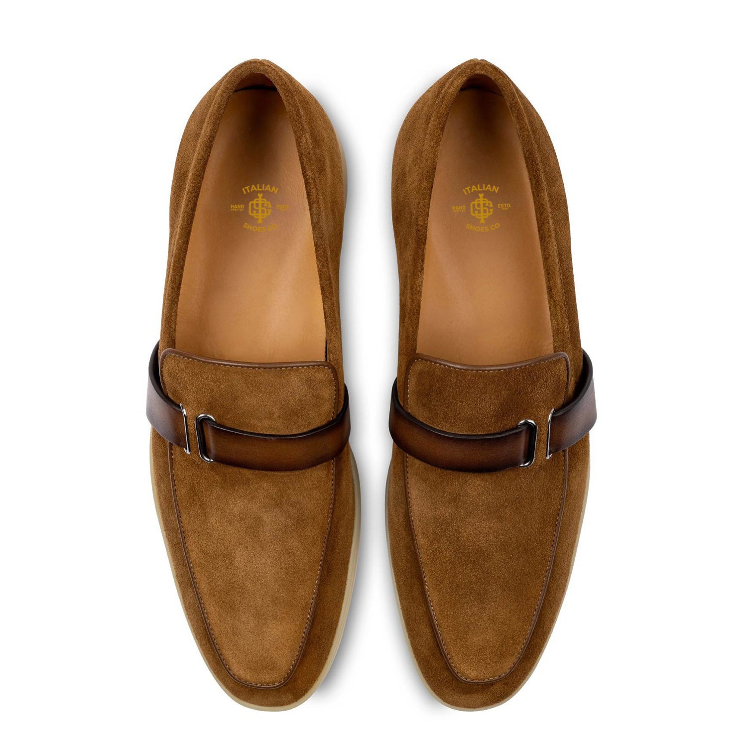 PORTOFINO Suede Calf Leather Brown