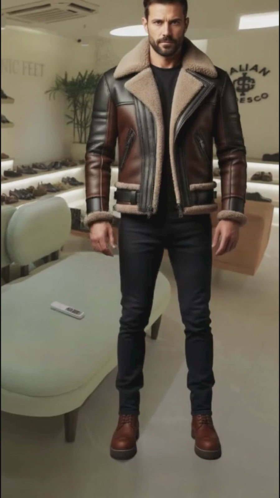 Brown Leather Jacket
