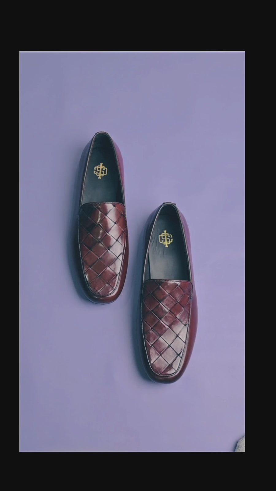 Men HandMade Woven Leather Loafers