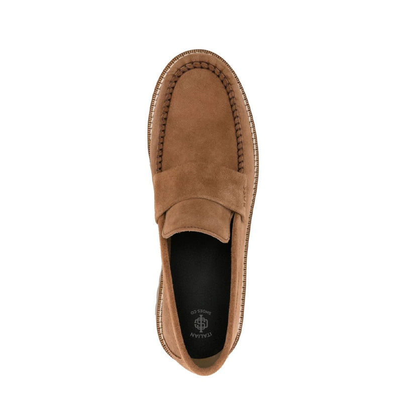 Slot Per Penny Suede Loafers