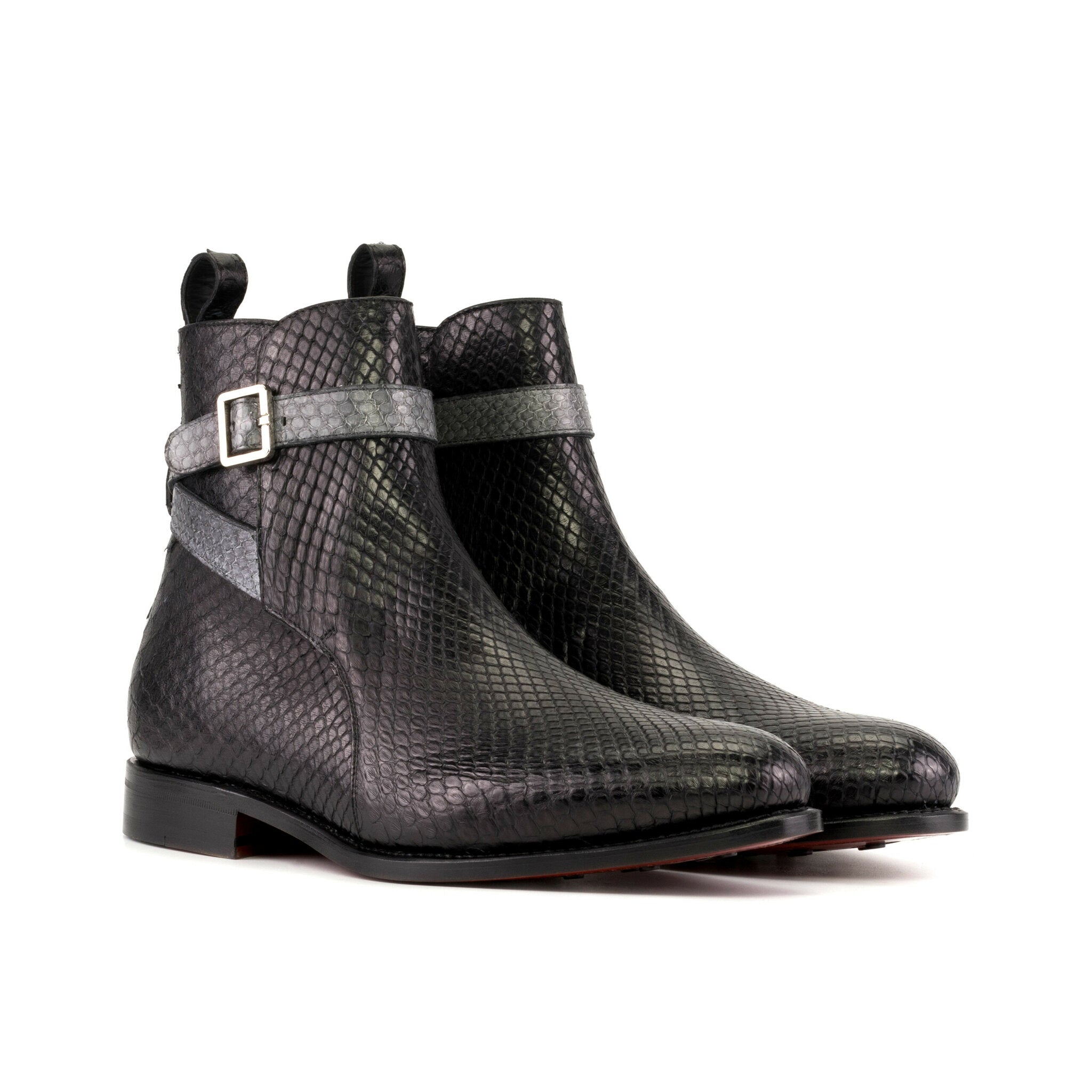 Python Boots 6 Toe Round-Toe Python Jodhpur Boots – Italian Shoes Company
