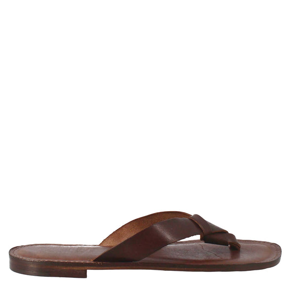 Leather Gladiator Slipper for Men