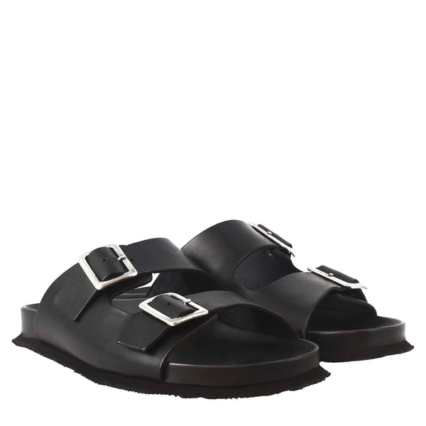 Double Buckle Sandals