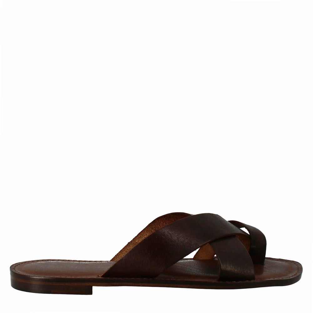 Leather gladiator sandals