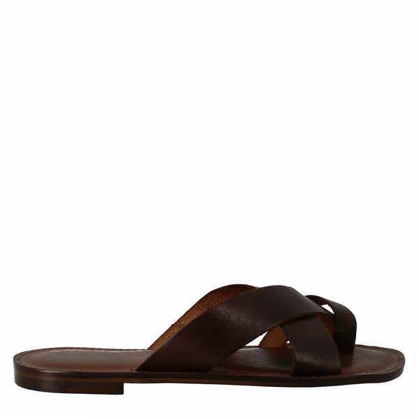 Leather gladiator sandals