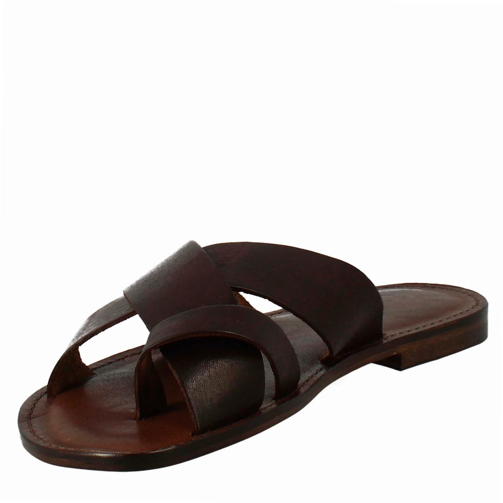 Leather gladiator sandals