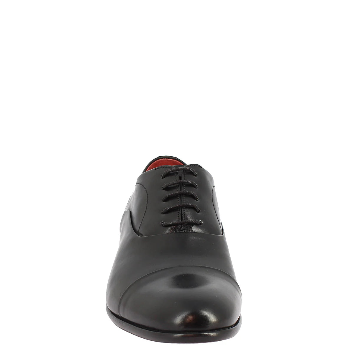 Black Calf Leather Lace-up Shoes