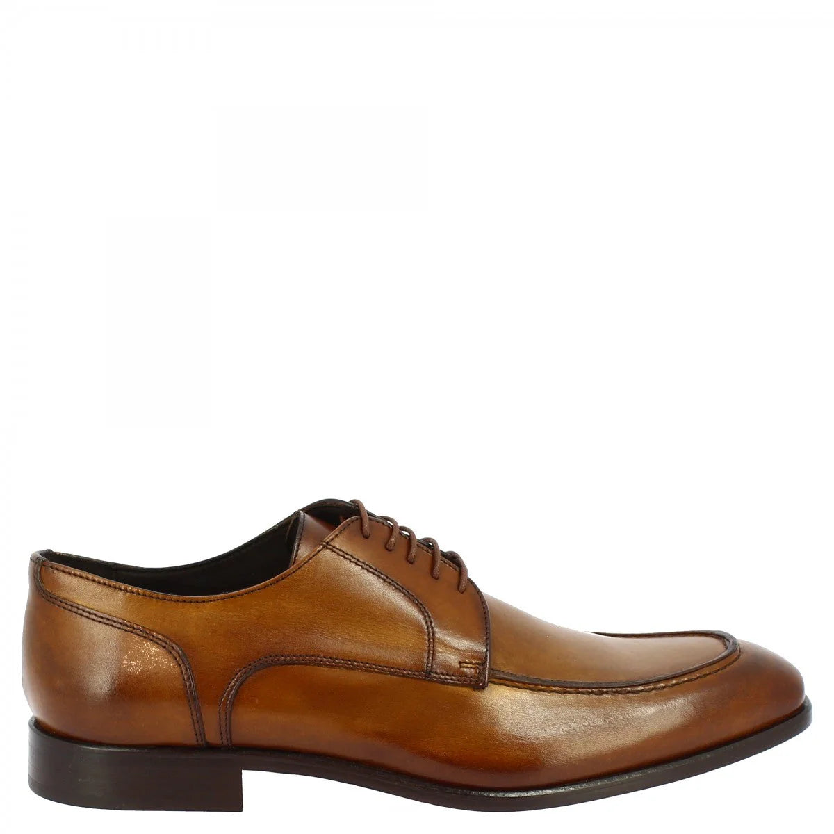 Brown Calf Leather Lace-up Shoes