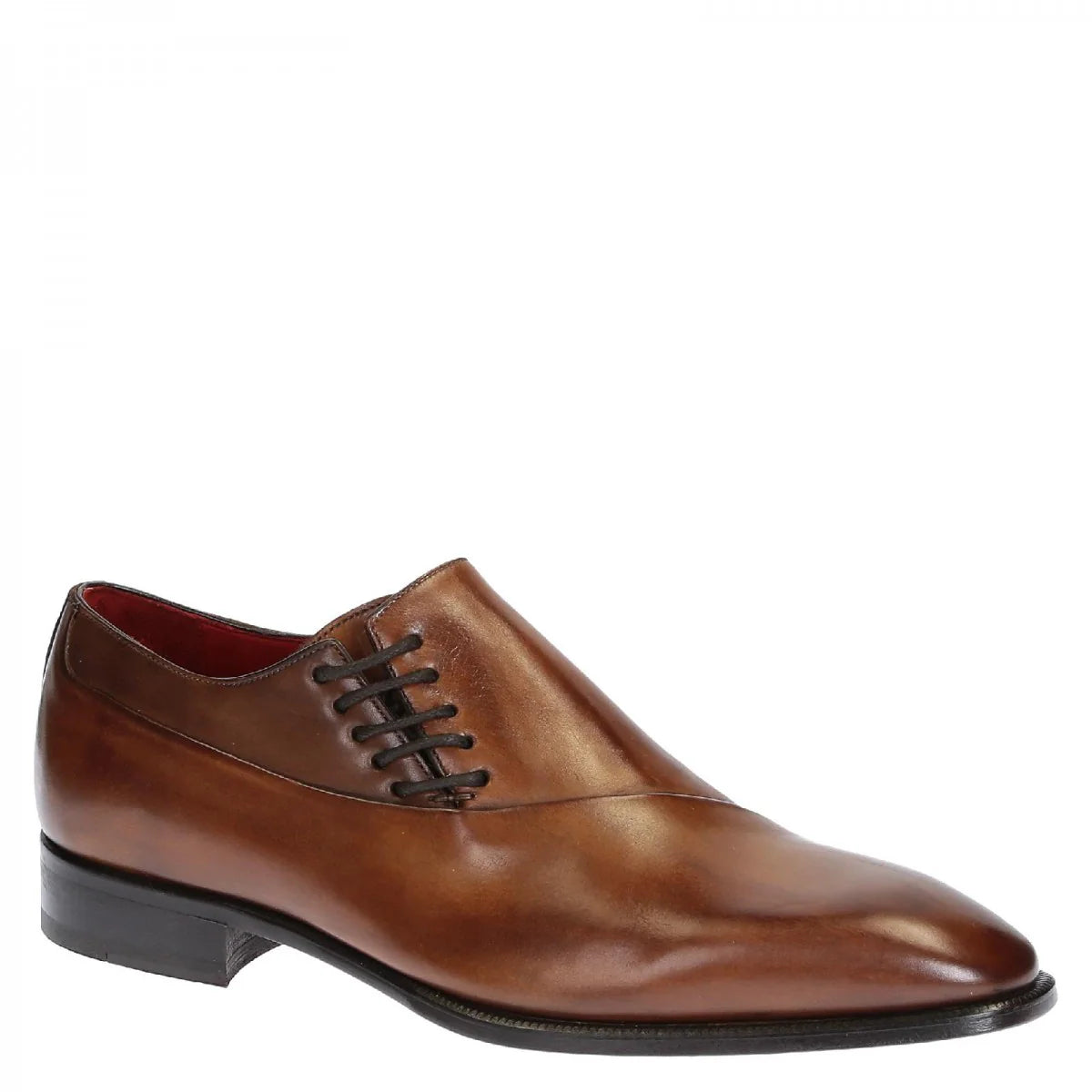 Light brown leather dress shoes