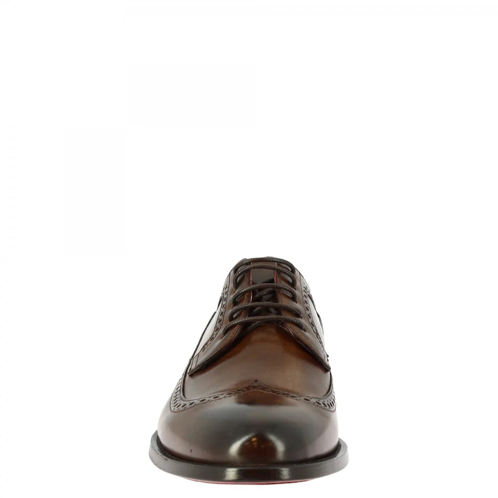 Calf Leather Half Brogues Shoes