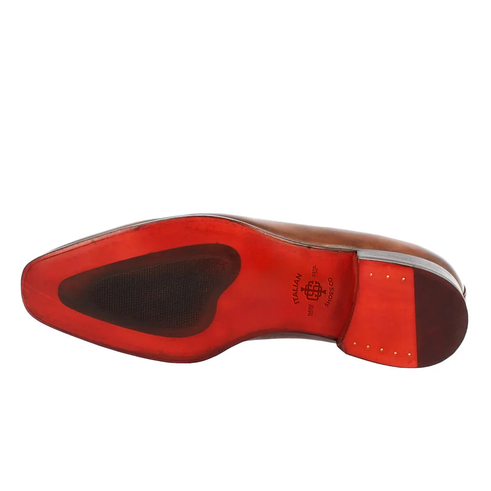 Handmade Wholecut square toe shoes