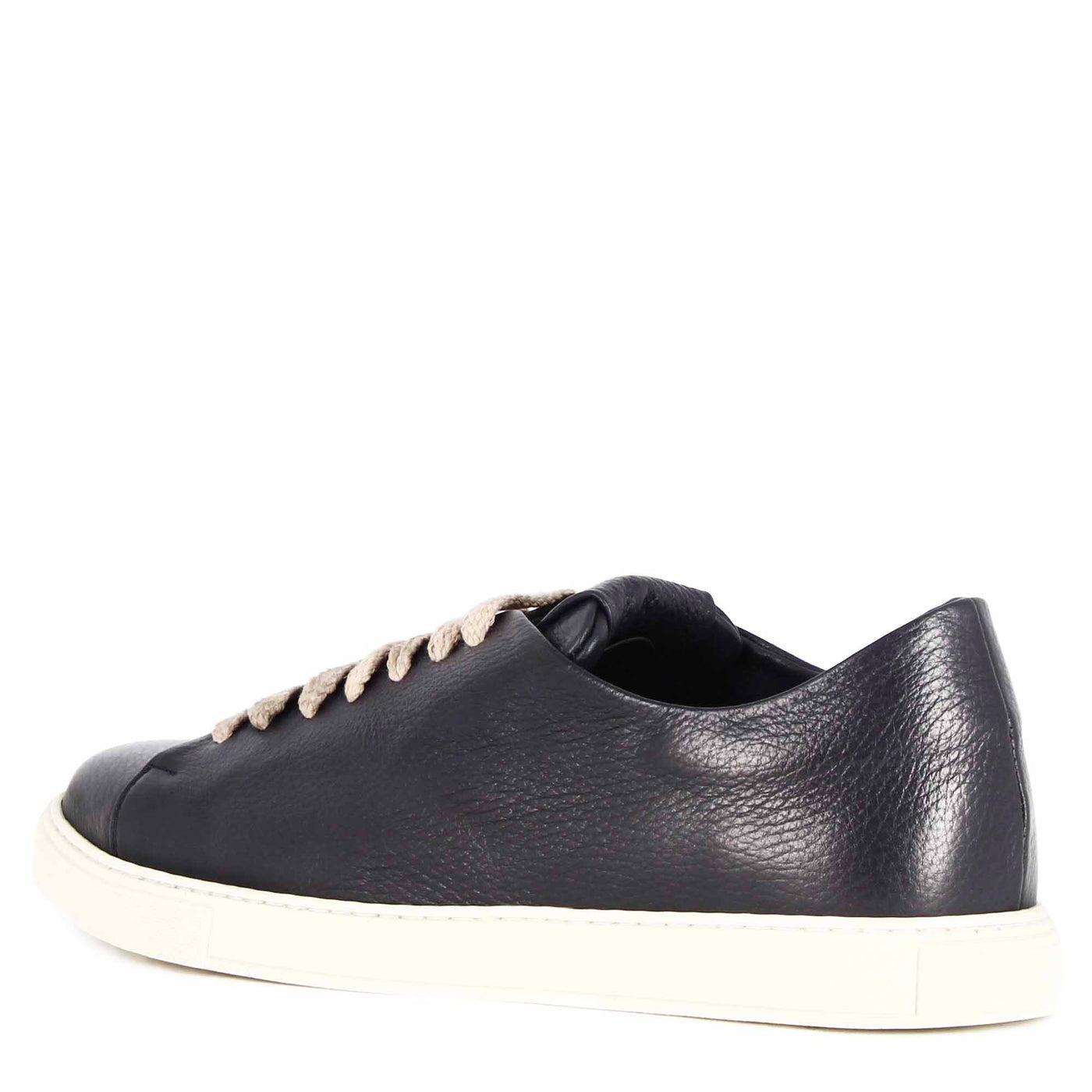 Classic Sneaker in Blue Leather